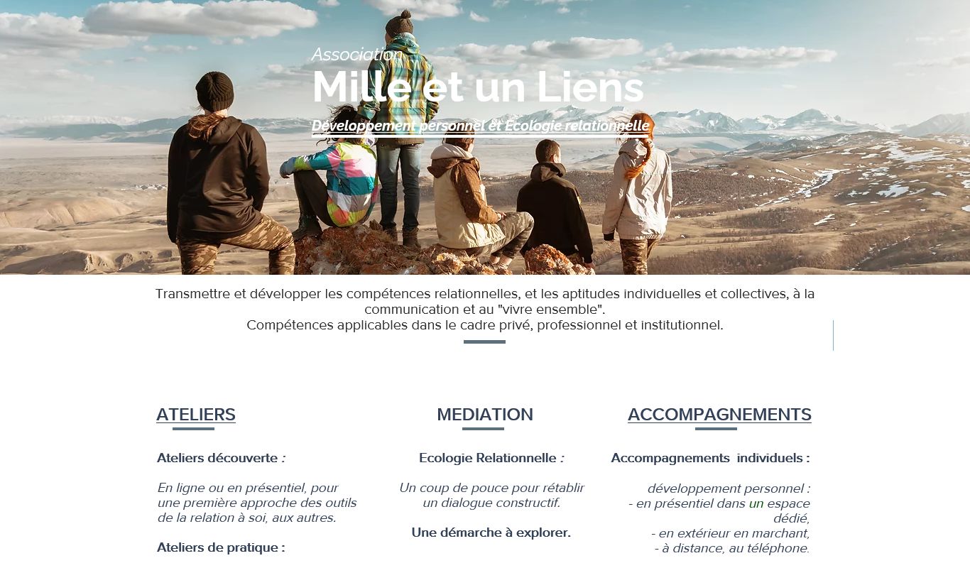 Image site MILLE ET UN LIENS