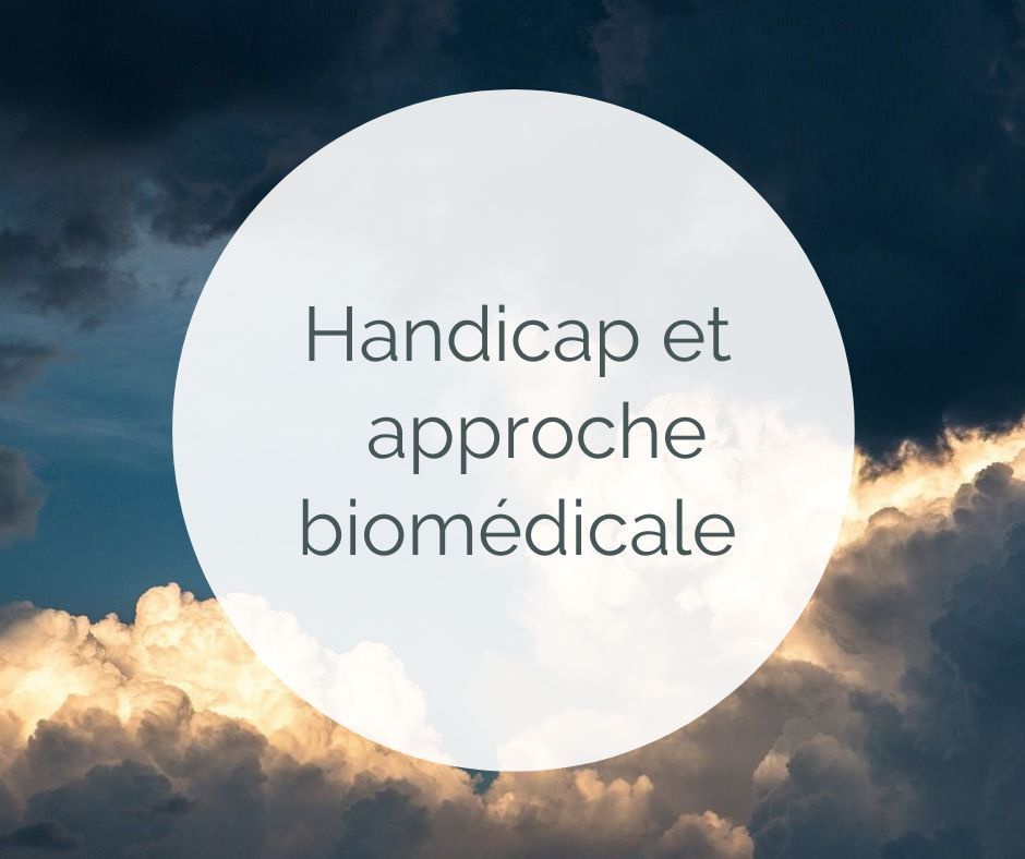 A la rencontre de la notion de handicap : Une première approche des situations de handicap, l'approche biomédicale