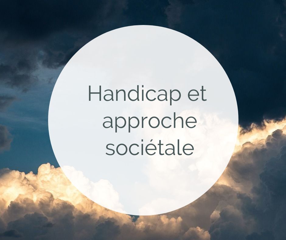 A la rencontre de la notion de handicap : une seconde approche des situations de handicap, l'approche sociétale