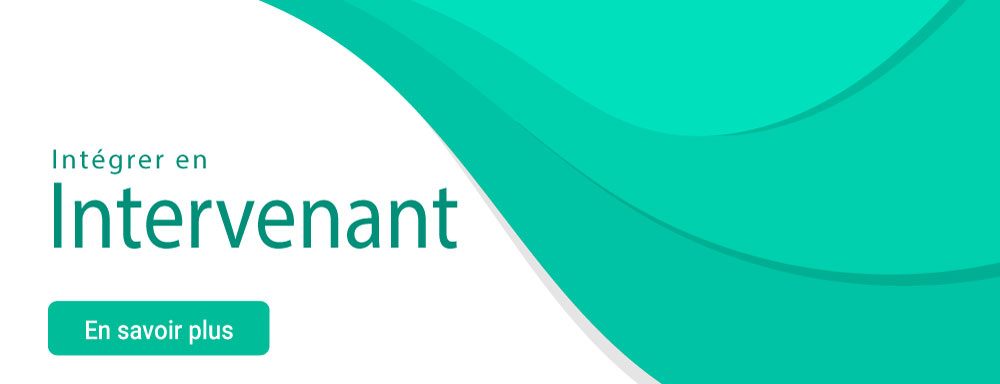 Bouton devenir un intervenant