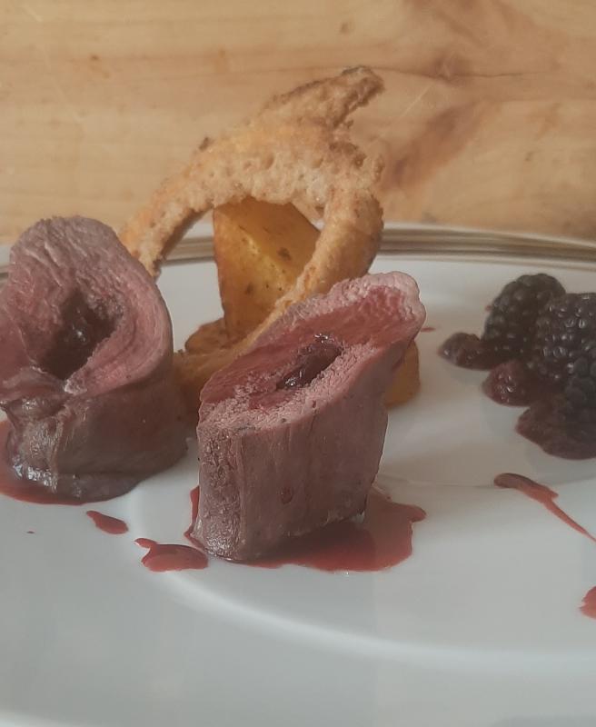 Recette : Magret de canard aux mûres